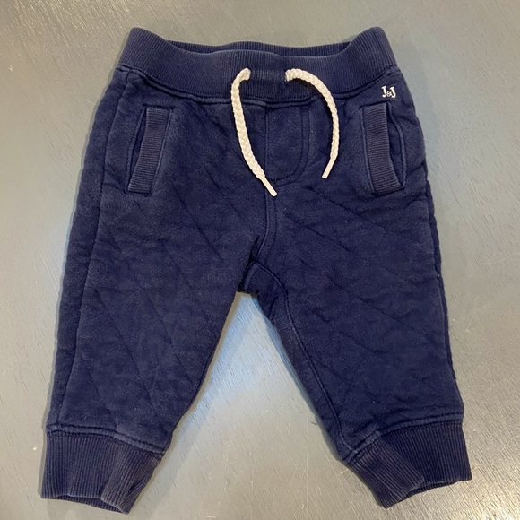 Janie and Jack Other - Janie and Jack Quilted Navy Blue Joggers Baby Boy 6-12 Months